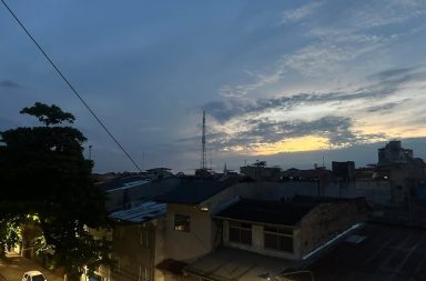 #clima | Amanecer en Iquitos. Según los pronósticos meteorológicos, será un día nublado con episodios