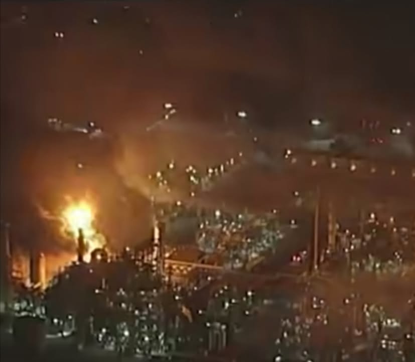 Incendio en refinería de Chevron en Los Ángeles