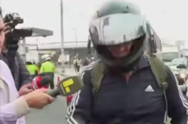 Motociclista sin chaleco y con SOAT vencido intentó escapar de operativo policial