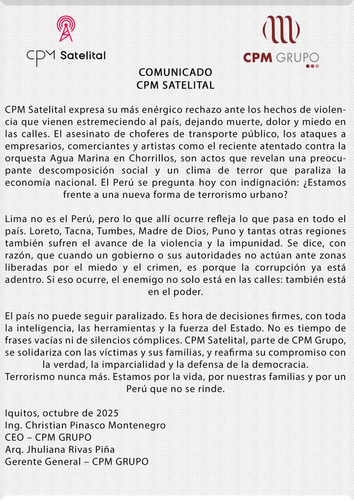 Ante la creciente ola de inseguridad que crece y amenaza la tranquilidad...