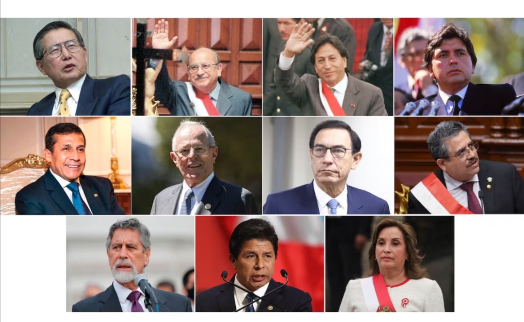 Así terminaron los últimos presidentes del Perú (2000–2025)