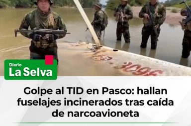 Dirandro detecta restos de aeronaves en Palcazú, Oxapampa