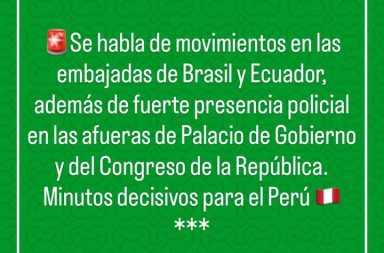 LO ÚLTIMO | Así está ahora el país