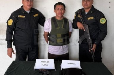 DETIENEN A HOMBRE CON ARMA ILEGAL EN ALTO NANAY