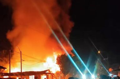 #URGENTE | Se incendió el Hospedaje EL BUEN SAMARITANO en CABALLOCOCHA.