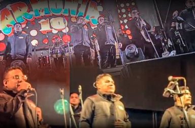 Armonía 10 se presenta en Chosica con chalecos antibalas