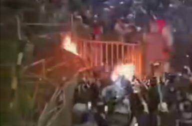 Disturbios durante protesta en el centro de Lima