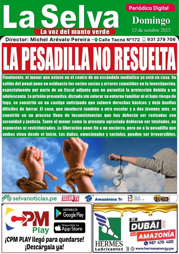 Portada LA SELVA 12•10•2025‼