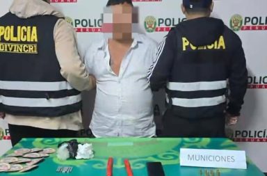 Con drones capturan a presunto cabecilla de banda criminal en Alto Trujillo