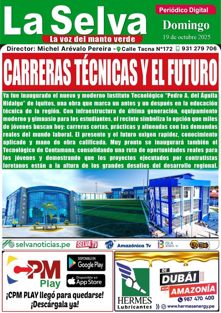 Portada LA SELVA 19•10•2025‼