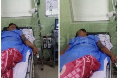 Motocarrista sufre descarga eléctrica mientras soldaba su vehículo