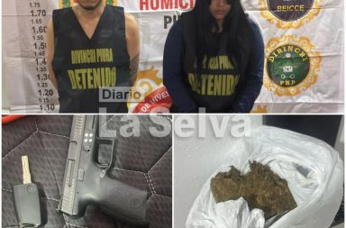 CAPTURAN A EXTRANJEROS CON ARMA DE GUERRA Y DROGAS EN PIURA