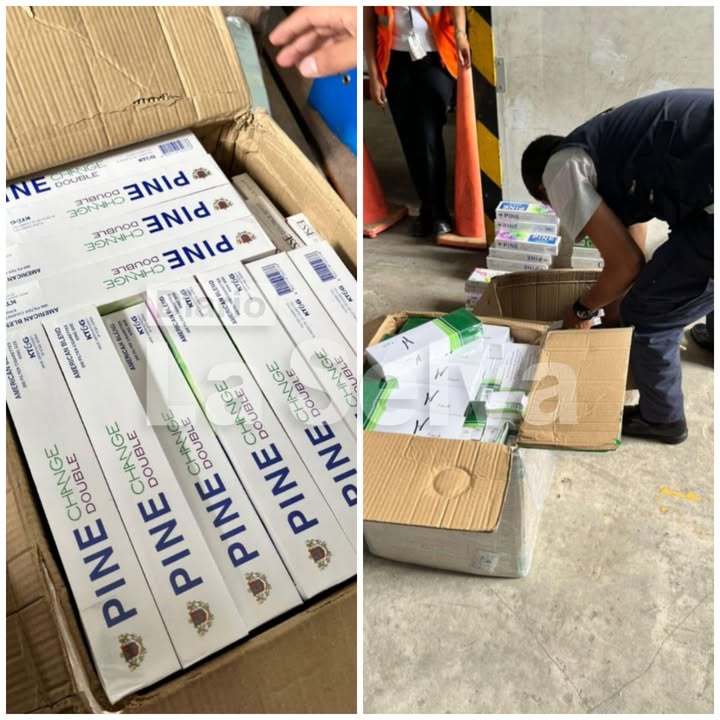 Incautan miles de cigarrillos de contrabando en embarcación fluvial