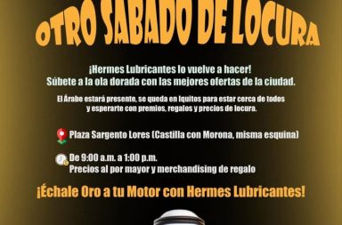 Hermes Lubricantes desató la locura el sábado pasado con una gran activación llena de energía y ofertas irresistibles . El Árabe estuvo presente mostrando por qué Hermes es sinónimo de calidad y confianza en toda la Amazonía