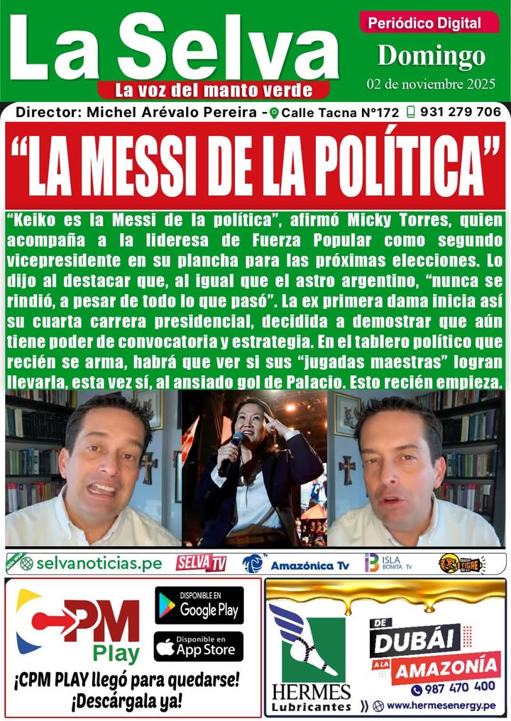 Portada LA SELVA 02•11•2025‼