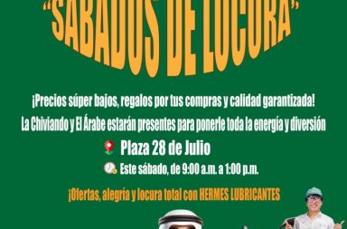 ¡Este sábado se prende con Hermes Lubricantes!