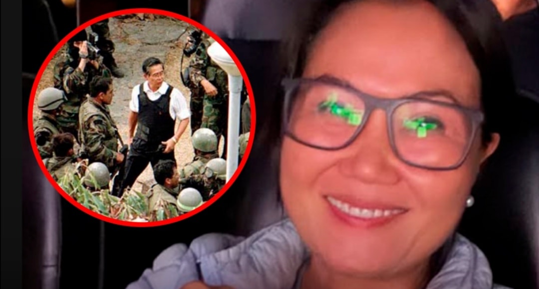 Keiko Fujimori reacciona tras ver la película "Chavín de Huántar" :