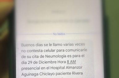 ¡El colmo! Recibe cita de EsSalud después de su fallecimiento.