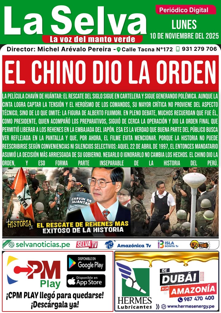 Portada LA SELVA 10•11•2025‼