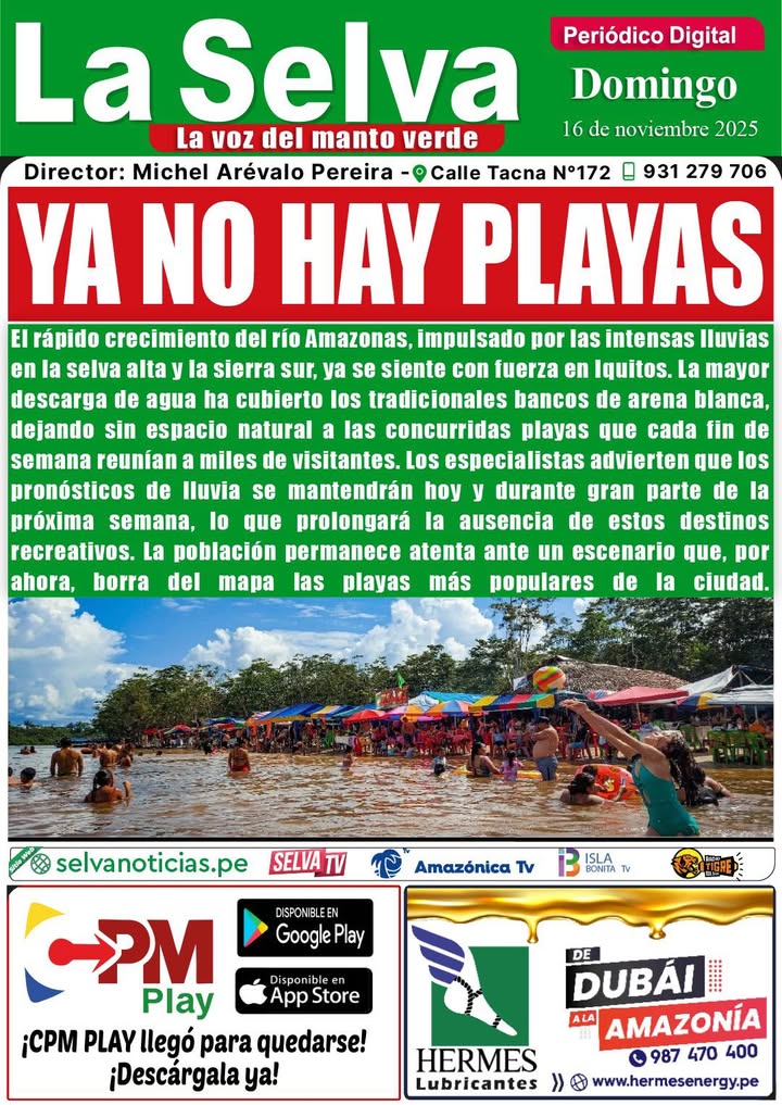 Portada LA SELVA 16•11•2025‼