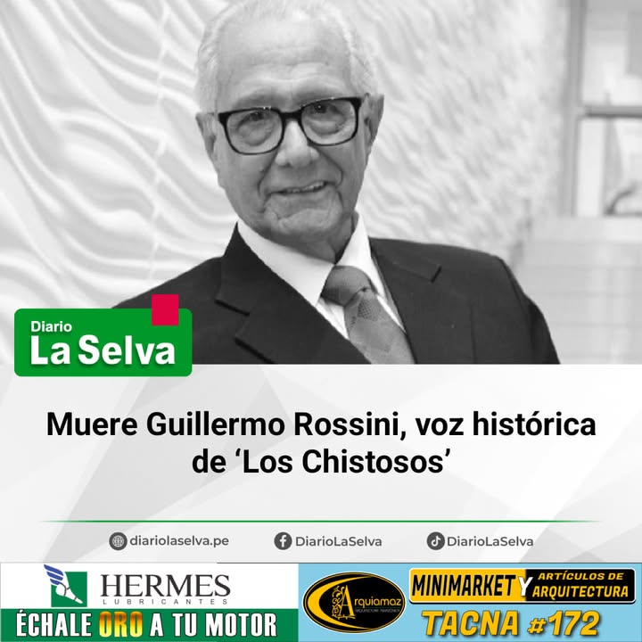Falleció Guillermo Rossini a los 93 años
