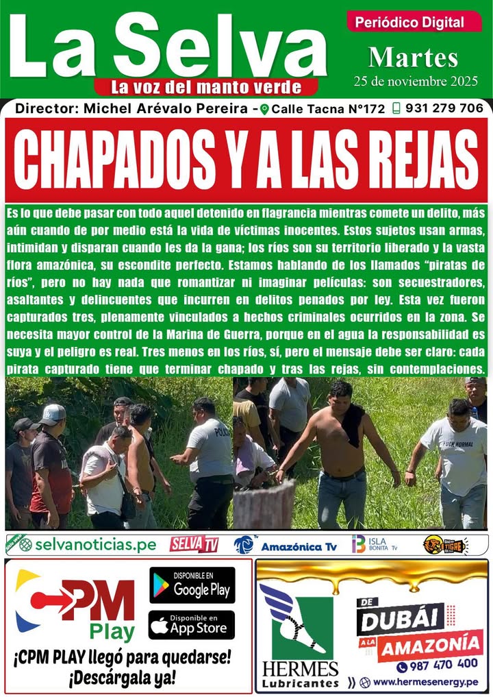 Portada LA SELVA 25•11•2025‼