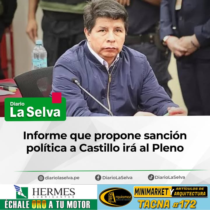 Comisión aprueba inhabilitar 10 años al exmandatario