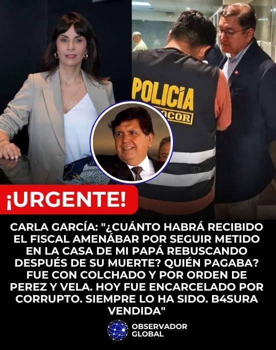 Fiscal Amenabar , a quien detuvieron en flagrancia por tras cobrar una...