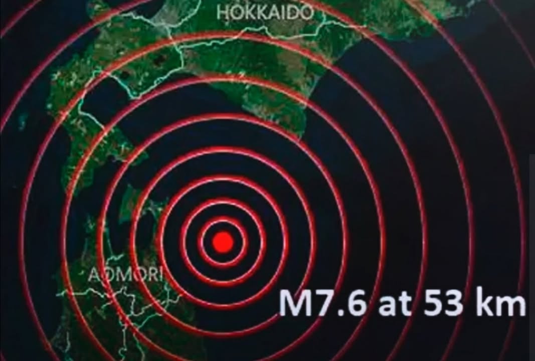 Japón emite alerta de tsunami tras sismo de magnitud 7.6