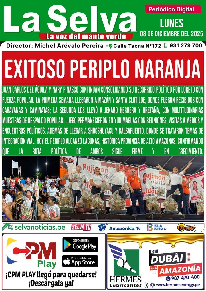 Portada LA SELVA 08•12•2025‼