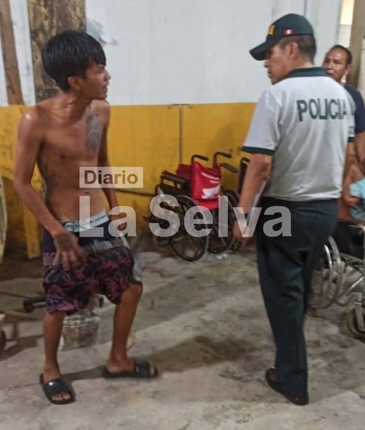 LUCHA POR SU VIDA TRAS BRUTAL ATAQUE CON BOTELLA ROTA EN BELÉN
