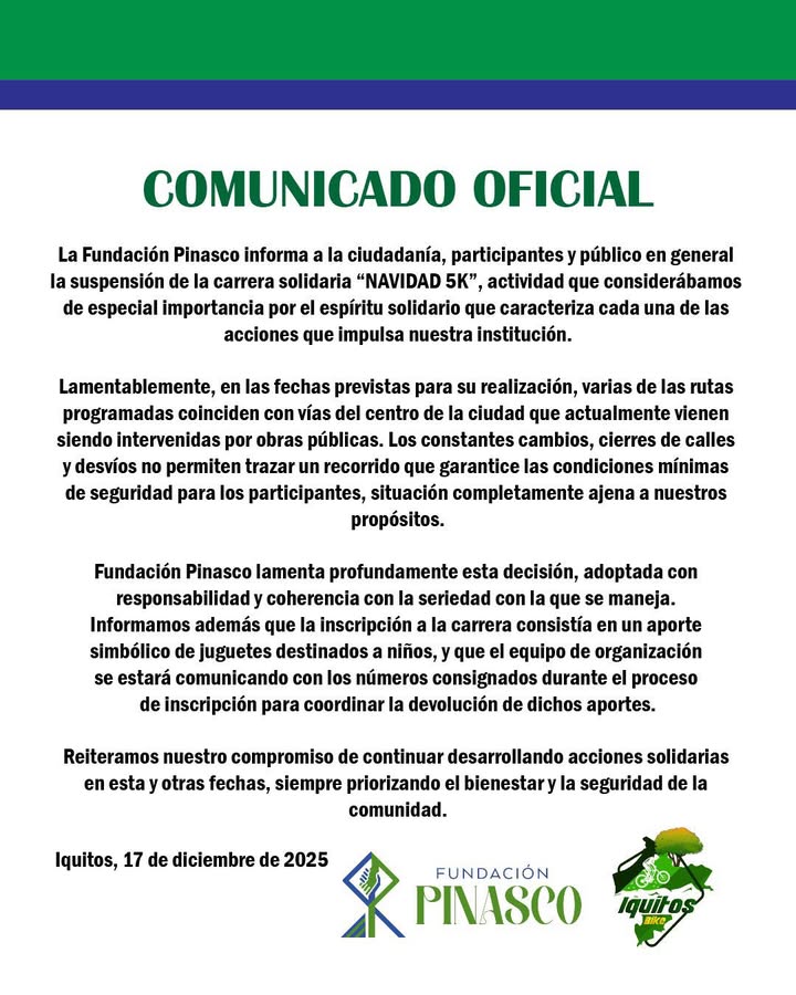 Comunicado Oficial ‼