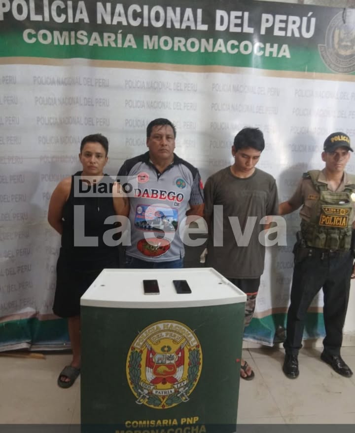 PNP CAPTURA A “PATON”, “SAPITO” Y “LA MACHO” POR PRESUNTO ARREBATO DE CELULARES