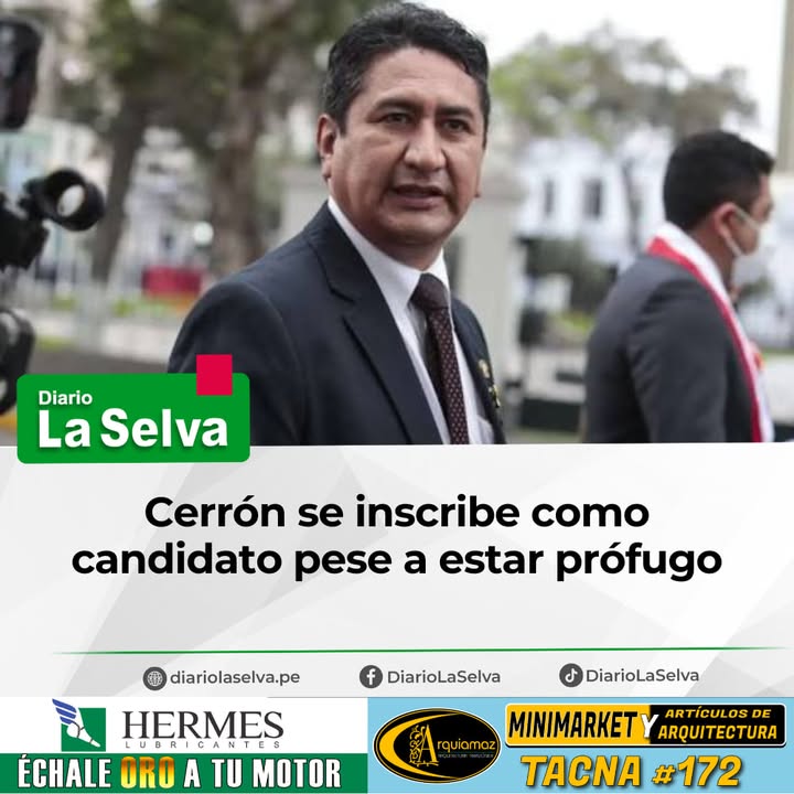 Perú Libre presenta fórmula presidencial encabezada por Vladimir Cerrón