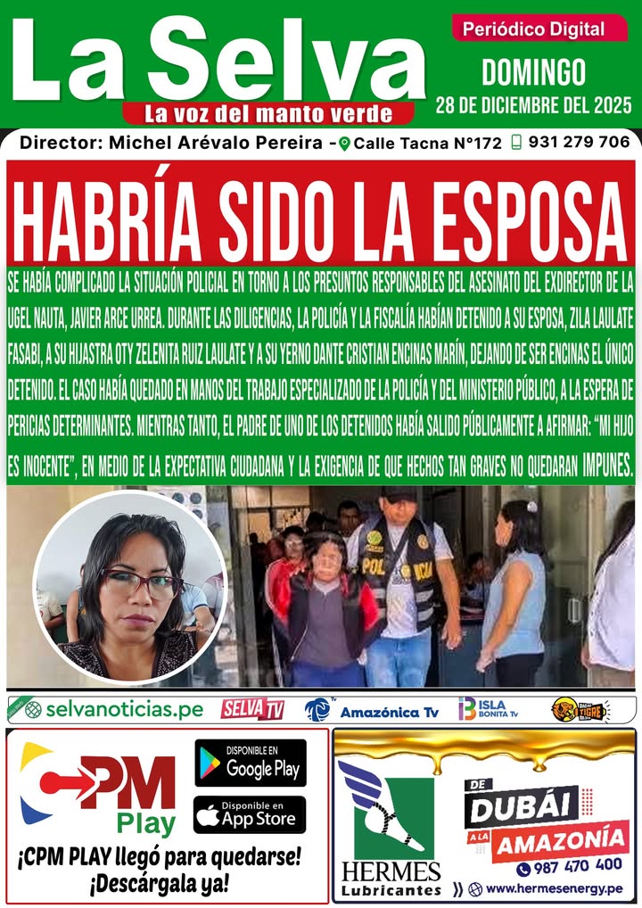 Portada LA SELVA 28•12•2025‼