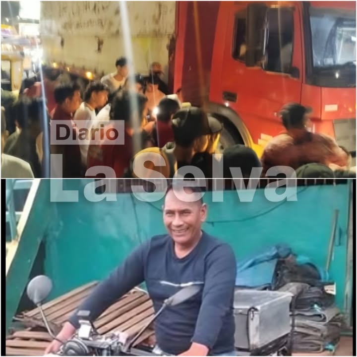 Trágico accidente en Iquitos: motociclista muere tras impactar contra camión de carga