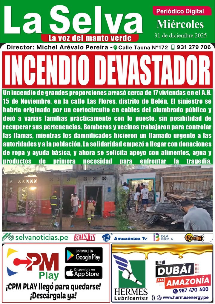 Portada LA SELVA 31•12•2025‼
