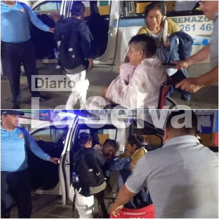 Serenazgo de Belén traslada de emergencia a paciente con neumonía desde Varillalito hasta el Hospital Iquitos