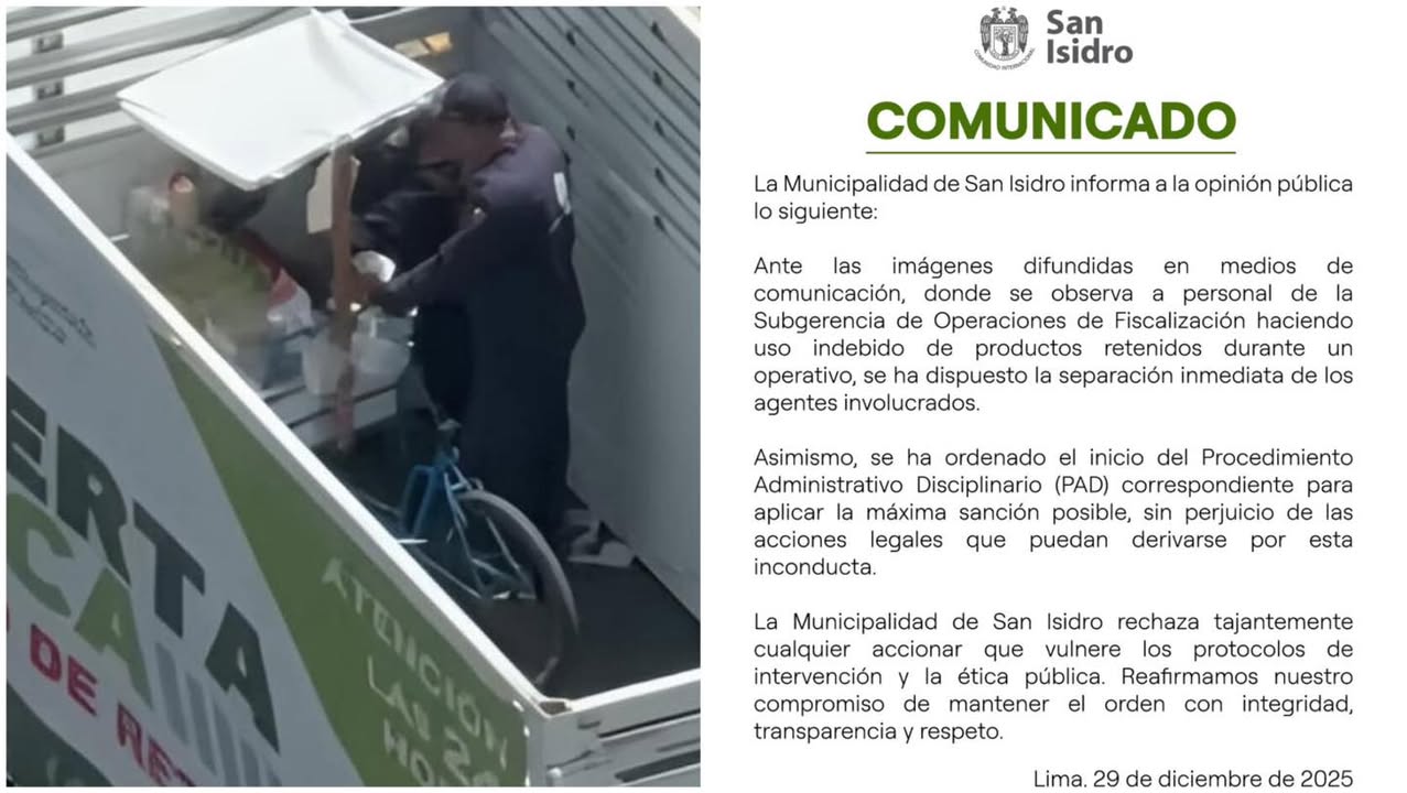Indignante suceso en San Isidro