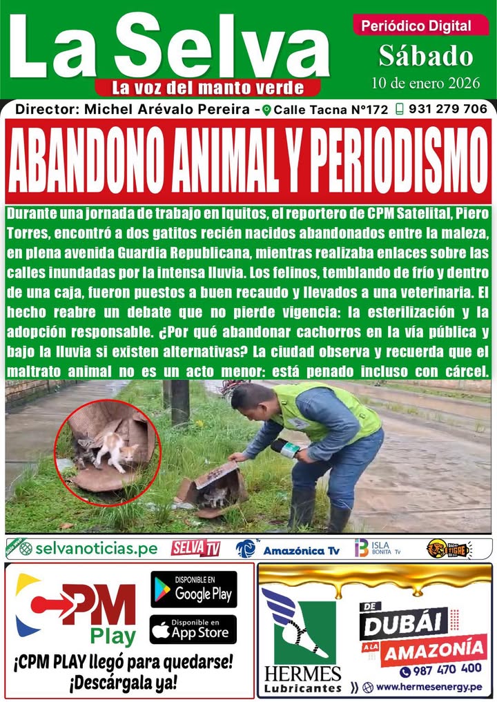 Portada LA SELVA 10•01•2026‼