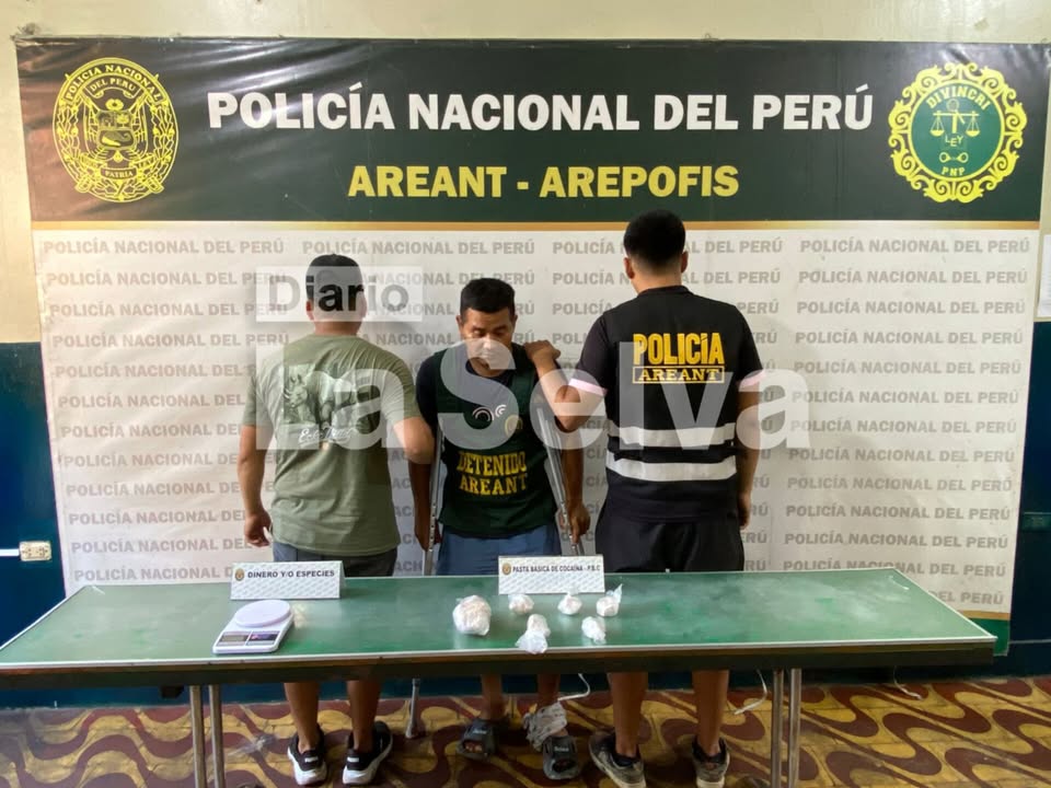 Policía captura a sujeto con un kilo de droga en Belén