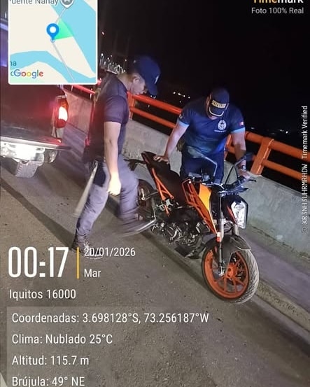 Accidente de tránsito en el Puente Nanay deja a un herido grave