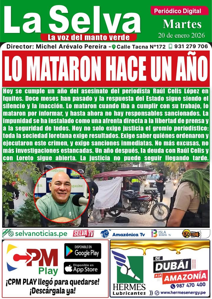 Portada LA SELVA 20•01•2026‼
