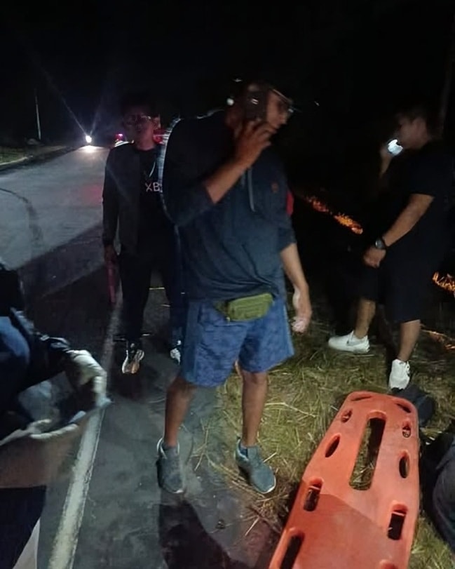 Hombre resulta herido tras accidente nocturno cerca del kilómetro 4 de la Iquitos–Nauta