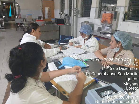 DIRESA Loreto toma muestras y evalúa procesos de alimentación