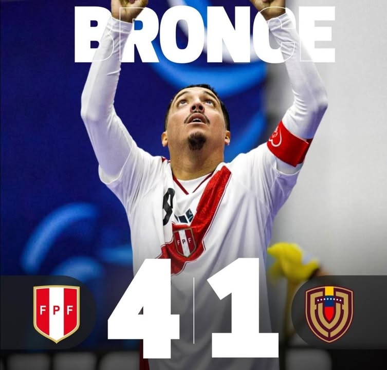 ¡BRONCE HISTÓRICO PARA PERÚ EN FUTSAL!