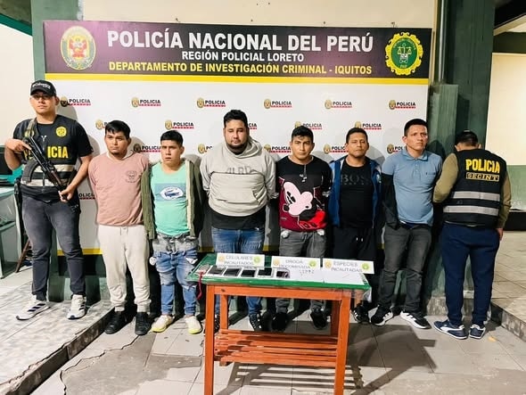 Poder Judicial dicta nueve meses de prisión preventiva a seis investigados por presunto asalto en Iquitos