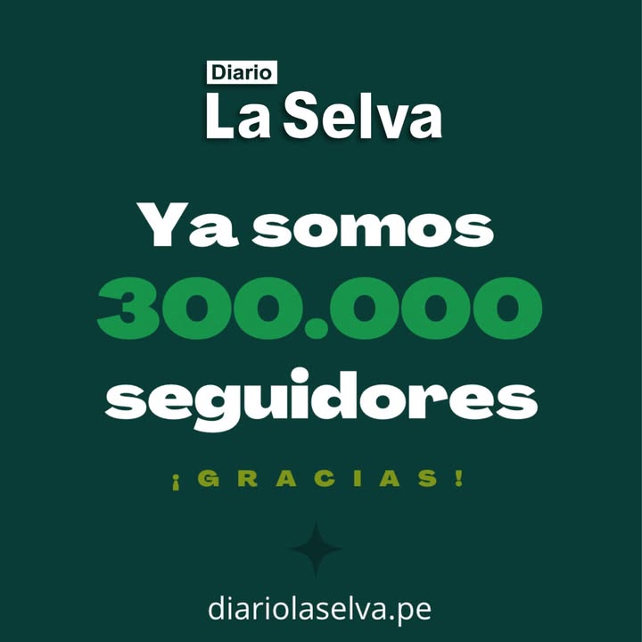 ¡Ya somos más de 300 mil seguidores en Diario La Selva!