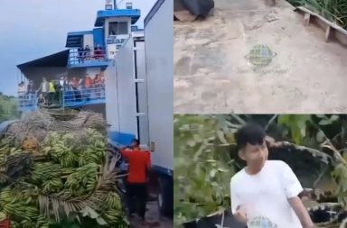 Embarcación “El Eduardo 10” quedó varada en el río Marañón tras quedarse sin combustible