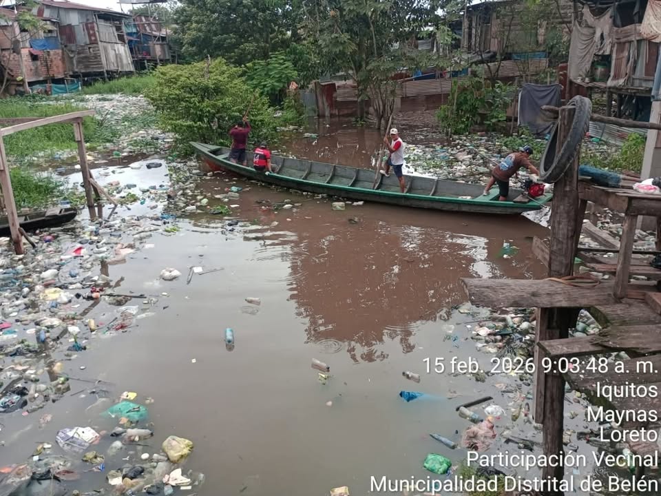 Municipalidad y vecinos unen esfuerzos para recuperar el caño del A.H. 28 de Julio